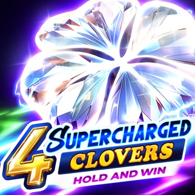 4 Supercharged Clovers Hold and Win free social slot